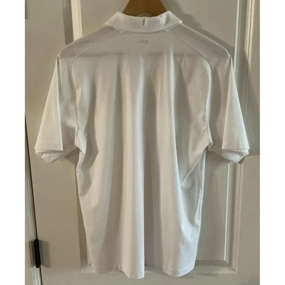 UNIQLO × Theory Men's Polo Shirt Size S‎ White Collaboration Short Sleeve - Picture 3 of 8